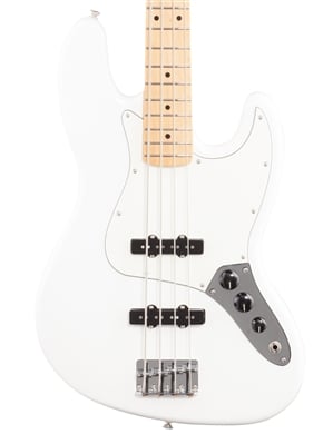 Fender Player Jazz Bass Maple Neck Polar White Body View